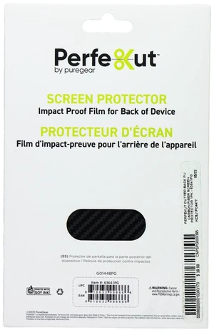 PureGear Perfekut Screen Protector Film for Back of Device - Black Carbon Fiber PureGear Perfekut Screen Protector Film for Back of Device - Black Carbon Fiber