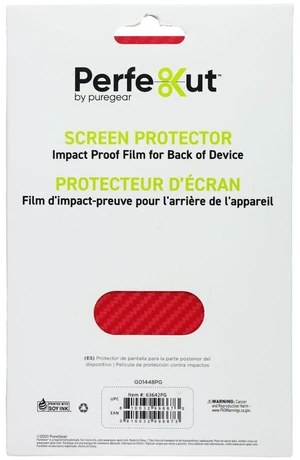 PureGear Perfekut Screen Protector Film for Back of Device - Red Carbon Fiber PureGear Perfekut Screen Protector Film for Back of Device - Red Carbon Fiber