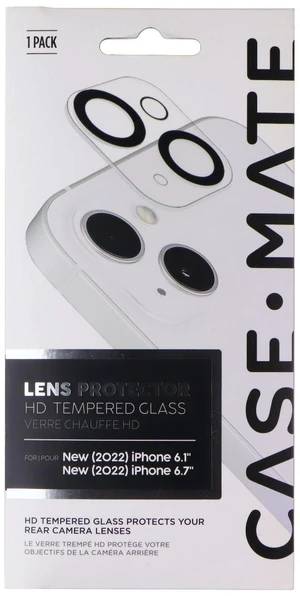 Case-Mate Lens Protector HD Tempered Glass for iPhone 14 / 14 Plus Case-Mate Lens Protector HD Tempered Glass for iPhone 14 / 14 Plus