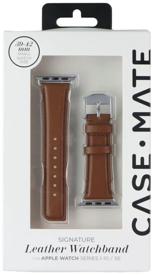 Case-Mate 39-42mm Signature Leather Band for Apple Watch Series 1-10/SE - Brown Case-Mate 39-42mm Signature Leather Band for Apple Watch Series 1-10/SE - Brown