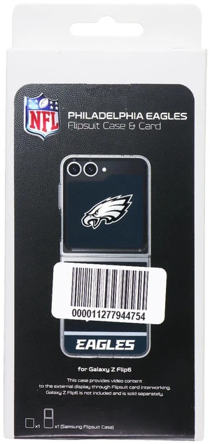 Samsung Flipsuit Case & Card for Galaxy Z Flip6 - NFL Philadelphia Eagles Samsung Flipsuit Case & Card for Galaxy Z Flip6 - NFL Philadelphia Eagles
