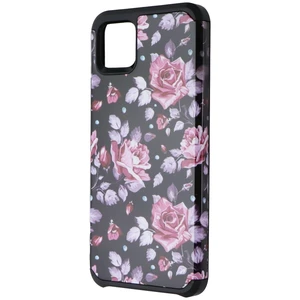 Asmyna Premium Dual Layer Case for Google Pixel 4 XL - Black / Pink Floral Asmyna Premium Dual Layer Case for Google Pixel 4 XL - Black / Pink Floral