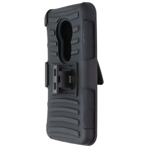 Asmyna Protective Cover & Holster Combo for Motorola Moto G6 Play - Black Asmyna Protective Cover & Holster Combo for Motorola Moto G6 Play - Black