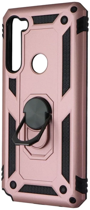 Mybat Premium Case w/ Ring Stand for Motorola Moto G Stylus - Rose Gold / Black