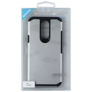 ASMYNA Hybrid Protective Cover Series Case for LG K40 - Silver / Black ASMYNA Hybrid Protective Cover Series Case for LG K40 - Silver / Black
