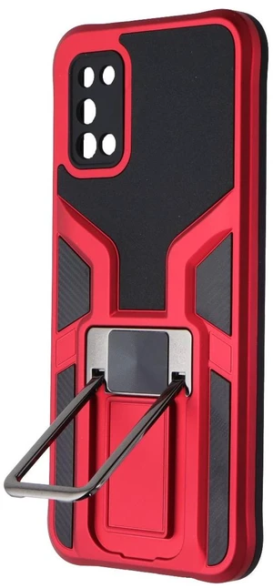 MyBat Rugged Hybrid Case with Kickstand for Samsung Galaxy A02s - Red / Black MyBat Rugged Hybrid Case with Kickstand for Samsung Galaxy A02s - Red / Black