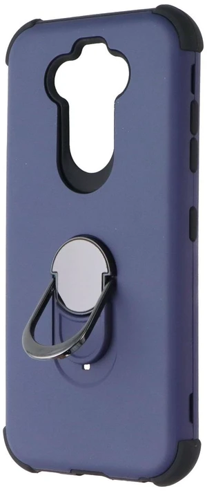 Asmyna Dual Layer Ring Case for LG K31 / Aristo 5 / Fortune 3 - Dark Blue/Black