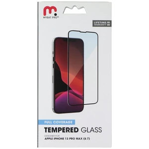 MyBat Pro Tempered Glass Screen Protector for Apple iPhone 13 Pro Max - Black MyBat Pro Tempered Glass Screen Protector for Apple iPhone 13 Pro Max - Black