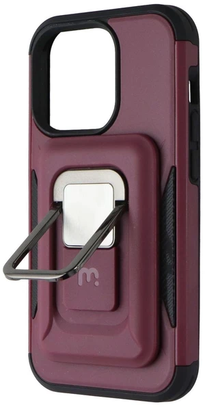 MyBat Pro Stealth Series Case with MagKick for Apple iPhone 14 Pro - Plum MyBat Pro Stealth Series Case with MagKick for Apple iPhone 14 Pro - Plum