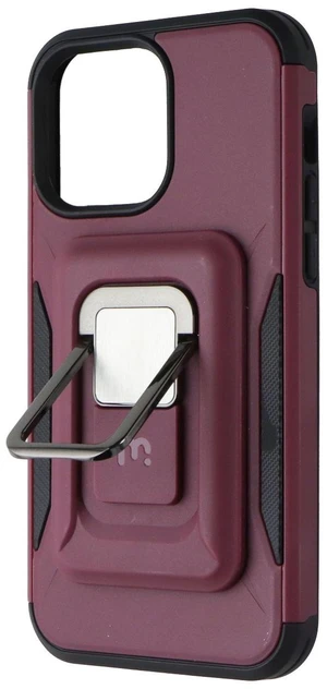 MyBat Pro Stealth Series Case with MagKick for Apple iPhone 14 Pro Max - Plum MyBat Pro Stealth Series Case with MagKick for Apple iPhone 14 Pro Max - Plum