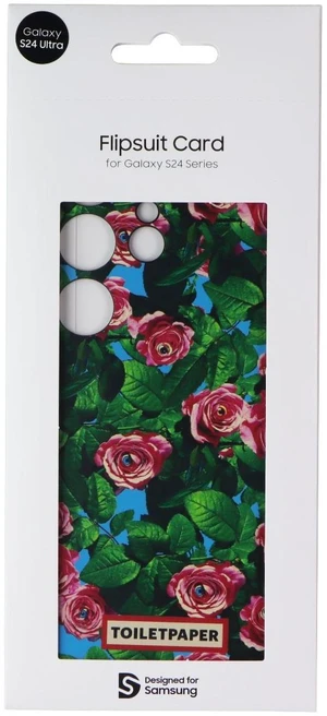 Samsung Interactive Flipsuit Card for Galaxy S24 Ultra - TOILETPAPER Rose Green Samsung Interactive Flipsuit Card for Galaxy S24 Ultra - TOILETPAPER Rose Green