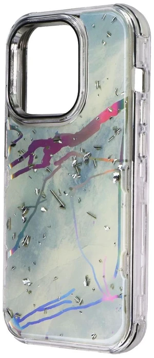 MyBat Pro Tuff Series Case for Apple iPhone 14 Pro - Blue Marbling / Silver MyBat Pro Tuff Series Case for Apple iPhone 14 Pro - Blue Marbling / Silver
