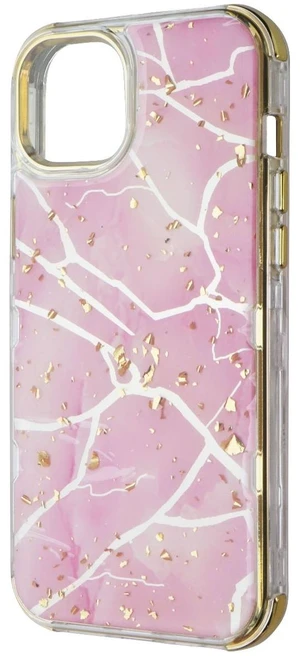 MyBat Pro Tuff Series Case for Apple iPhone 14 Plus- Pink Marbling / Gold MyBat Pro Tuff Series Case for Apple iPhone 14 Plus- Pink Marbling / Gold