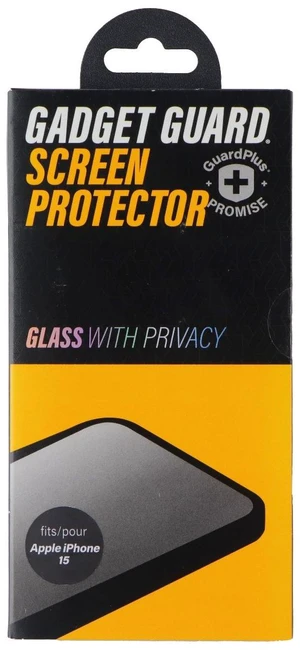 Gadget Guard Glass Screen Protector for Apple iPhone 15 - Privacy Gadget Guard Glass Screen Protector for Apple iPhone 15 - Privacy