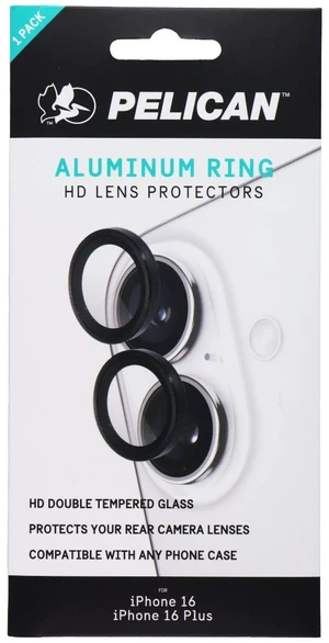 Pelican Aluminum Ring HD Lens Protectors for Apple iPhone 16/16 Plus Pelican Aluminum Ring HD Lens Protectors for Apple iPhone 16/16 Plus