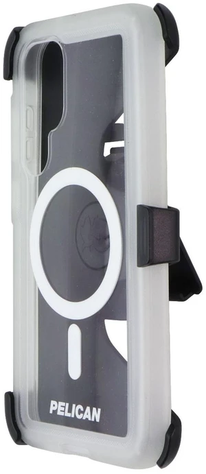 Pelican Voyager Magnetic Case + Holster for Samsung Galaxy S25+ (Plus) - Clear Pelican Voyager Magnetic Case + Holster for Samsung Galaxy S25+ (Plus) - Clear