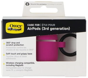 OtterBox Soft Touch Case with Carabiner for Apple AirPods (3rd Gen) - Pink OtterBox Soft Touch Case with Carabiner for Apple AirPods (3rd Gen) - Pink