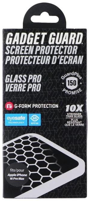 Gadget Guard G-Form Glass Pro Screen Protector for Apple 16 Pro Max Gadget Guard G-Form Glass Pro Screen Protector for Apple 16 Pro Max