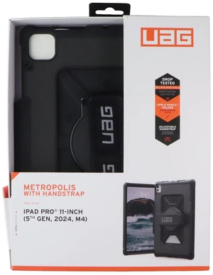 UAG Metropolis with Hand Strap for iPad Pro 11-inch (5th Gen, 2024, M4) - Black UAG Metropolis with Hand Strap for iPad Pro 11-inch (5th Gen, 2024, M4) - Black