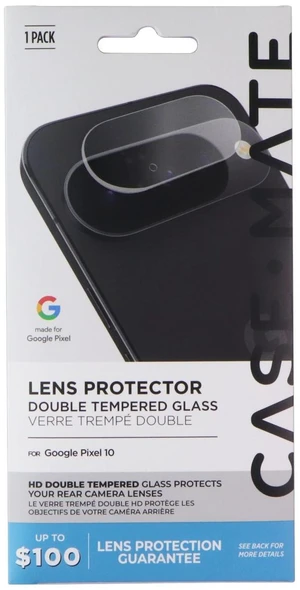 Case-Mate Double Tempered Glass Lens Protector for Google Pixel 10 Case-Mate Double Tempered Glass Lens Protector for Google Pixel 10