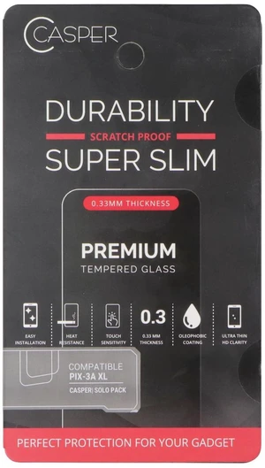Casper Premium Ultra Thin 9H Tempered Glass for Google Pixel 3a XL Smartphone Casper Premium Ultra Thin 9H Tempered Glass for Google Pixel 3a XL Smartphone