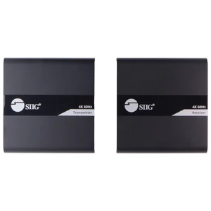 SIIG 4K60Hz HDMI 2.0 Extender Over Ethernet IP Kit with IR - Black SIIG 4K60Hz HDMI 2.0 Extender Over Ethernet IP Kit with IR - Black