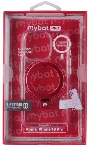 MyBat Pro Lure Series Kickstand Case for MagSafe for Apple iPhone 16 Pro - Red MyBat Pro Lure Series Kickstand Case for MagSafe for Apple iPhone 16 Pro - Red