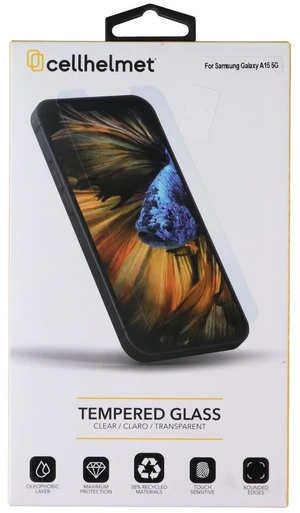 CellHelmet Tempered Glass Screen Protector for Samsung Galaxy A15 (5G) CellHelmet Tempered Glass Screen Protector for Samsung Galaxy A15 (5G)