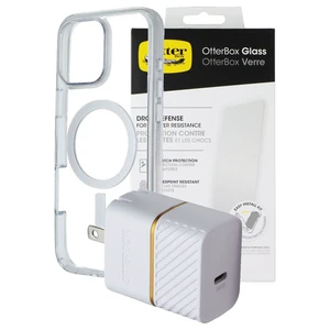 OtterBox Protection + Power Kit for MagSafe for iPhone 16 Pro Max - Clear/White OtterBox Protection + Power Kit for MagSafe for iPhone 16 Pro Max - Clear/White
