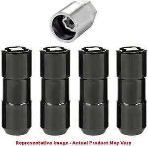 McGard 24144 Chrome/Black Cone Seat Wheel Lock Set (9/16"-18)