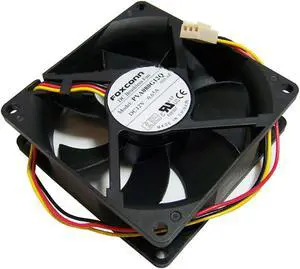 HP 12v DC 0.65a 80x25mm 3-Wire Fan PVA080G12Q-F03-AE 3-Pin Foxconn Pull