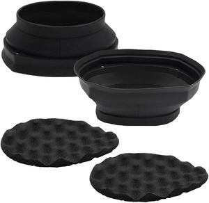 Install Bay IBSBF69 Universal 6x9" Speaker Baffle Kit Pair Silicone Bass Reflex