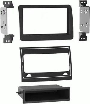 Metra 99-7395B Single or Double DIN Car Stereo Dash Kit for 2009-2012 Hyundai Elantra- Matte Black