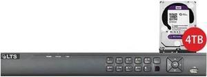 LTS LTN8716K-P16 6 Ch 4K Network Video Recorder with 4TB Pre-Installed Storage