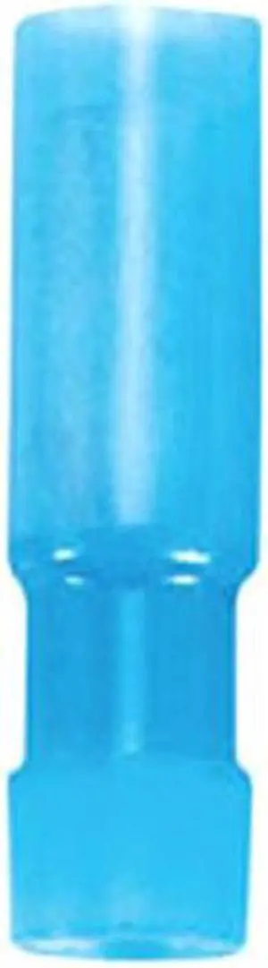 The Install Bay BNFB Blue Nylon Female Bullet Connector 16-14 Gauge .156 Pack of 100