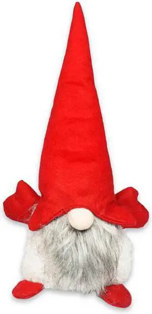 20" Holiday Christmas Gnome Loose Beard Indoor/Outdoor Decoration