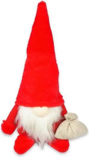 14" Holiday Christmas Gnome Indoor/Outdoor Decoration Red Outfit