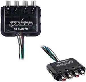 Axxess AXLOC4M-80 4-Channel Line Output Converter 80 Watt max per channel