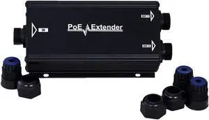 POE-EX2003-2WP-60W 2 Ports Outdoor Waterproof Gigabit 60W PoE Aluminum Case Extender