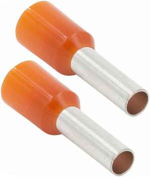 Install Bay FVOR12 12 GA Ferrules Orange Barrel (Package of 100)