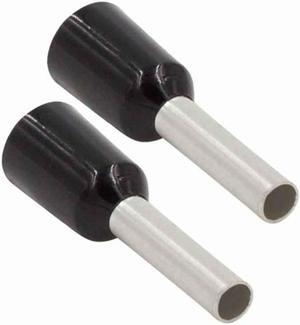 Install Bay FVWT16 16 GA Ferrules Black Barrel (Package of 100)