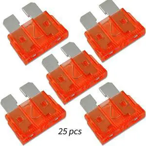 ATC Blade Style Fuse 10A AMP Automotive Car Truck Fuses Pack of 25