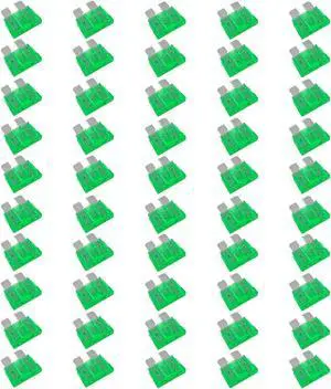 ATC Blade Style Fuse 30A AMP Automotive Car Truck Fuses Pack of 50