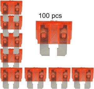 ATC Blade Style Fuse 10A AMP Automotive Car Truck Fuses Pack of 100