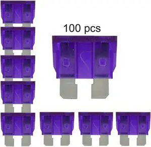 ATC Blade Style Fuse 3A AMP Automotive Car Truck Fuses Pack of 100
