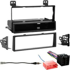 Metra 99-7323 Single DIN Dash Kit for Hyundai 2006-2014 w/ Wiring Harness & Antenna Adapter