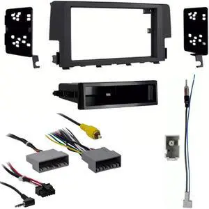 Metra 99-7812B Single DIN Dash Kit for Honda Civic w/ Integration Harness & Antenna Adapter