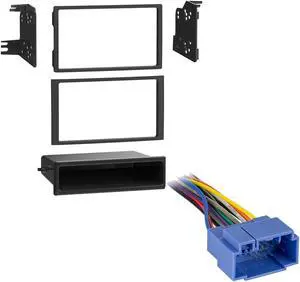 Metra 99-7818 1 or 2 DIN Dash Kit w/ Wire Harness for 2003-2008 Honda Pilot