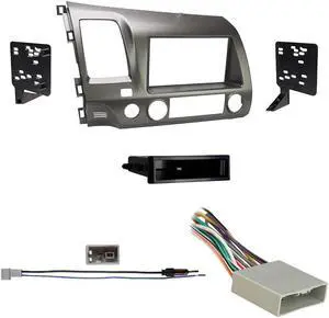 Metra 99-7816T 1 or 2 DIN Dash Kit w/ Wiring Harness & Antenna Adapter for Honda Vehicles