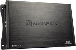 Alphasonik NA1600.2 Neuron Series Class A/B 2-Channel 1600 Watts 4 Ohms Car Amplifier